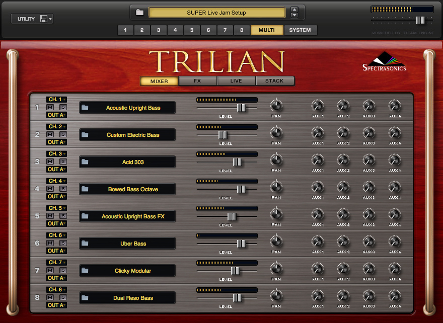 trilian total bass module download